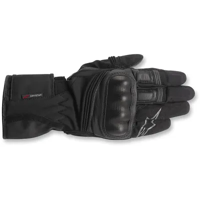 ALPINESTARS Valparasio Drystar Leather Motorcycle Touring Gloves (Black) 2XL • $80.90