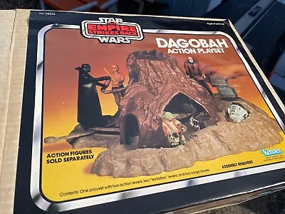 Vintage Star Wars DAGOBAH Action Playset  1981 GREAT BOX W/Foam/Insert/Crate • $155