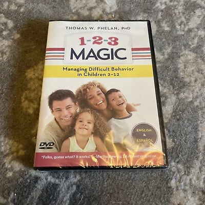 1-2-3 Magic (DVD 2005) New Sealed Managing Difficult Child Behavior Phelan • $35.99