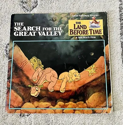 $8.88 • Buy The Land Before Time Movie Story Book 1988 The Search For The Great Valley🌟Vgt