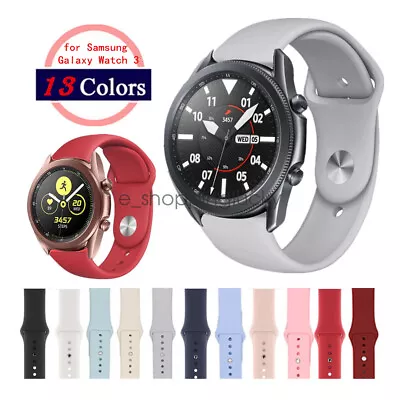 Watch Band For Samsung Galaxy Watch 3 45mm 41mm Quick Fit Silicone Sport Strap • $9.99