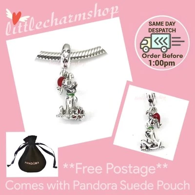 $71.90 • Buy NEW Authentic PANDORA Disney Pluto Christmas Gift Charm - 799199C01 RETIRED