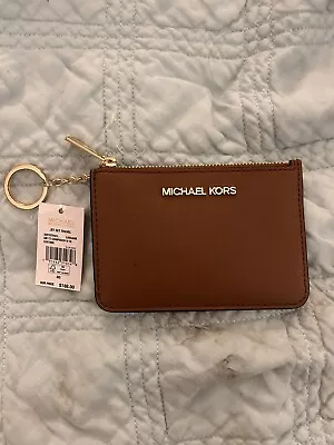 Michael Kors Jet Set Travel S TZ Coin Pouch With ID Key Holder Wallet $118 • $35