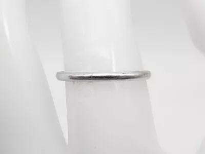 Vintage 1930s ART DECO Signed CARTIER Platinum Wedding Band Ring • $650