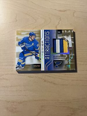 2021-22 Upper Deck Premier Vladimir Tarasenko Premier Attractions Patch #/20 • $24.99