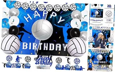 Volleyball Birthday Decorations Volleyball Party Decorations Volleyball  • $37.83