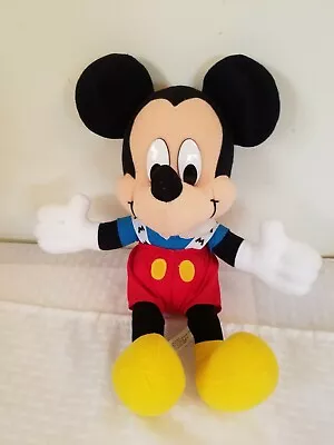 Disney Mickey Mouse  14” Plush Doll With White Suspenders Mattel Arco Toys • $42.79