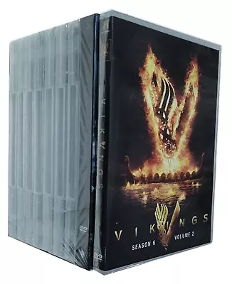 Vikings Complete Series Seasons 1 2 3 4 5 & 6 Vol 1 & 2 DVD Set Bundle Set • $49.90