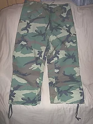 Genuine Military Goretex Pants Camo Rain Pants Army Cold Weather Pants Medium S • $90.72