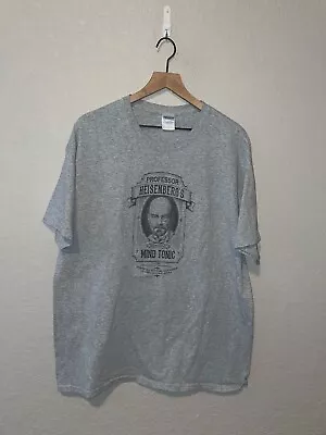 Breaking Bad Professor Heisenberg's Mind Tonic Methylamine Gray Shirt Science XL • $40