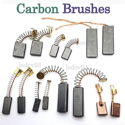 Carbon Brushes For Power Tool Motor Drills Sanders Angle Grinders Mitre Saw Trim • £3.44