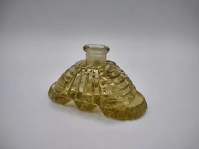 Vintage Glass Perfume Bottle Hand Cut Crystal Czechoslovakia • $35