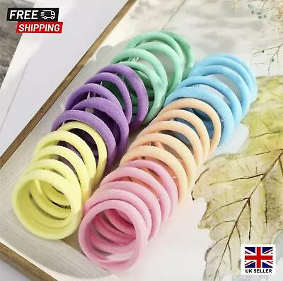 Hair Bands Bobbles Elastic Tie Ponytail Holders For Women Girls Kids Thick • £2.69