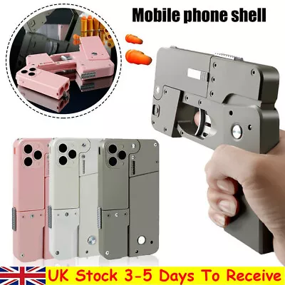 £17.99 • Buy Creative Soft Bullets Gun Handheld Phone Shape Portable Foldable For Kids Adults