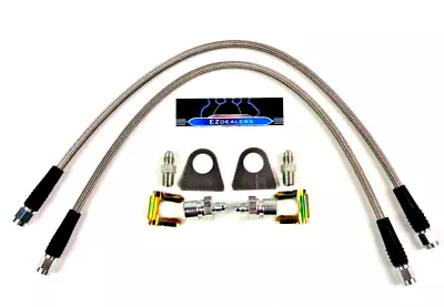 Wilwood 18  DOT Braided Stainless Steel Brake Line Kit Hot Rod Street Rod  • $59.99