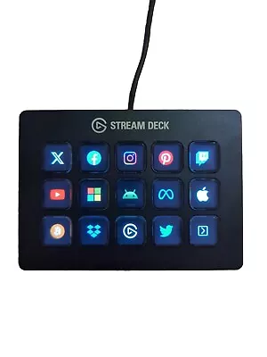 Elgato Stream Deck MK.1 Stream Controller - Black - 15 LCD Customisable Keys • £99