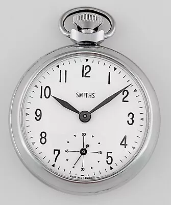 Vintage SMITHS Pocket Watch - Made In Great Britain - Near Mint Condition • $78.98