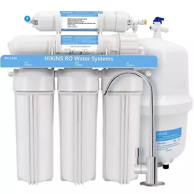 £99.99 • Buy 5-Stage Reverse Osmosis Water Filter System Alkaline PH+ 125GPD Remove Up To 99%