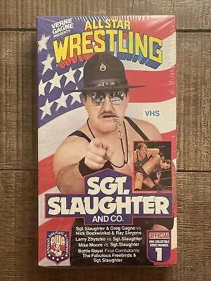 Verne Gagne Presents All Star Wrestling - Sgt. Slaughter And Co. (VHS 1985) • $49.99