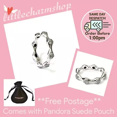 $63.20 • Buy NEW Authentic PANDORA Pave Modern Lovepods Ring Size 54 - 197295CZ RETIRED