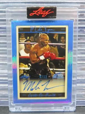 2023 Leaf Art Of Sport Mike Tyson Blue Spectrum Holofoil Auto Autograph #8/12 • $56