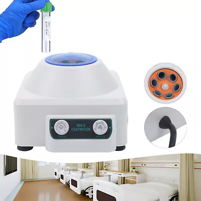 High Efficiency Lab Benchtop Electric Centrifuge Machine  For Medical Low Noise • $58.90