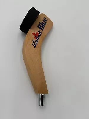 RARE LABATT BLUE 11  Beer Tap Pull Handle - Featuring Hockey Stick & Puck • $59.99