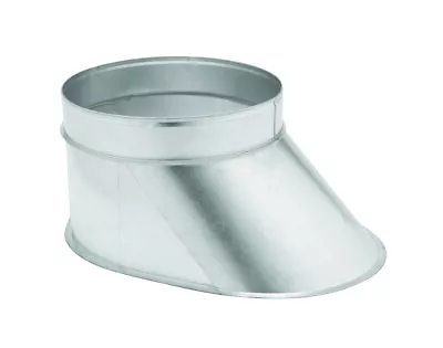 Galvanised Steel Flat Shoe Boot Ventilation Ducting Extraction Hydroponics • £25.99