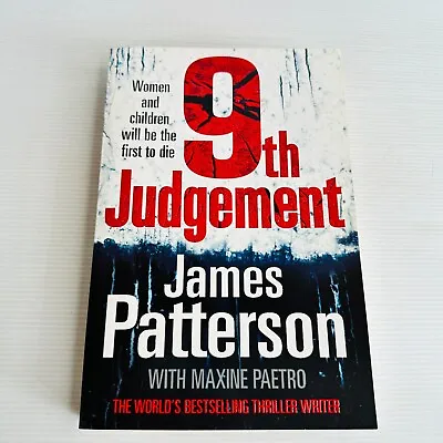 9th Judgement Paperback Book By James Patterson Womens Murder Club Thriller • $16.99