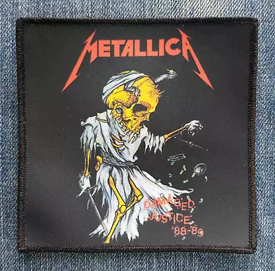 Metallica Damaged Justice 88-89 Sublimated Printed Patch | Heavy Metal Band Logo • $6.99