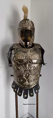 Medieval Brass Big Eagle Armor Roman Cuirass Reenactment Breastplate 18 Steel • £319.28