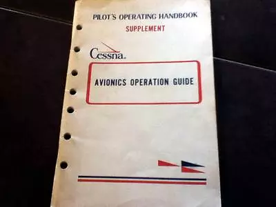 1977 Cessna ARC Avionics Guide Covers ADF DME VOR ILS Rnav Encoder TXP &  HSI • $52.21