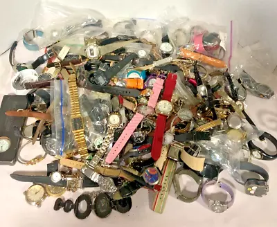 Vintage Watch Lot 13 Pounds 8 Ounces Parts Or Repair • $95