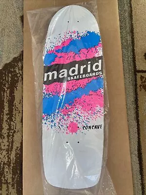 MADRID  Explosion  Skateboard Deck 9.375  X 29  Rare 1980s Rei Stranger Things • $159