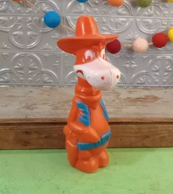 Vtg 1960 Hanna-barbera Quick-draw Mcgraw Bubble Bath Soaky Coin Bank 11  • $30