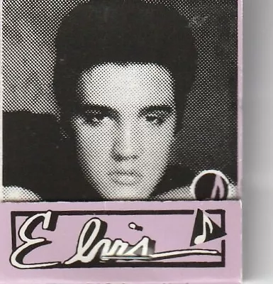 Vintage Elvis Presley Licensed Purple Matchbook Unstruck Full 20 Match CB • $5