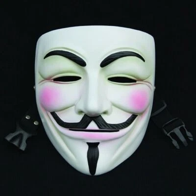 $29.99 • Buy V For Vendetta Mask  Anonymous Resin Mask Halloween Party COSPLAY Prop