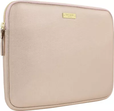 BNWT Kate Spade Rose Gold Saffiano Laptop Sleeve • $95