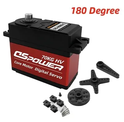 RC 1/5 70KG High Power Metal Gear Waterproof 25T Steering Servo H009C • £39.99