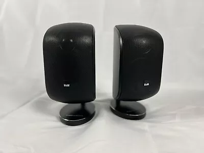 Bowers & Wilkins B&W M-1 MkII Speakers With Table Stands (Black Pair) • £165