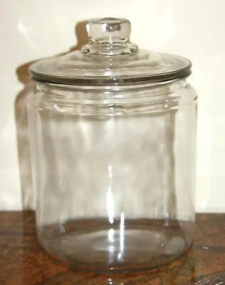£14.30 • Buy Clear Glass Jar With Lid 7  Canister Candy Cookie Biscotti Buffet Storage