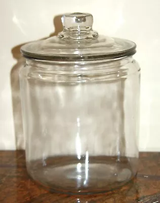 £14.30 • Buy Clear Glass Jar With Lid 7  Canister Candy Cookie Biscotti Buffet Storage