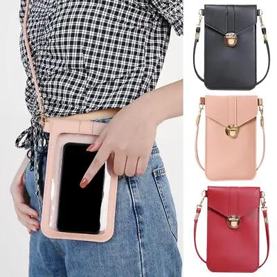 Women Mobile Phone Bag Crossbody Bag Mini Pouch Purse Wallet Shoulder Sell • $6.63