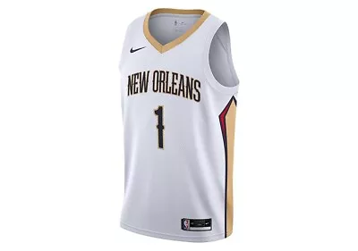 Zion Williamson New Orleans Pelicans Nike NBA Swingman Jersey White Size Medium • $45.50