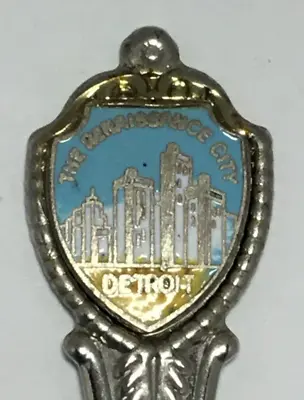 The Renaissance City Detroit Michigan Vintage Souvenir Spoon Collectible • $3.95