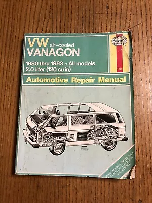 VW Volkswagen Vanagon 1980-1983 Shop Service Repair Manual Book Wiring Diagrams • $69.99