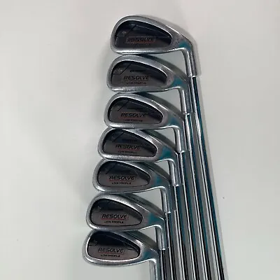 $39 • Buy Dunlop Iron Set Resolve Golf Club Iron Set 4-9 & SW  Starter Beginner Set RH