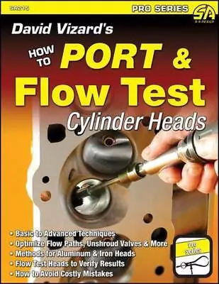 David Vizard's How To Port & Flow Test Cylinder Heads By David Vizard (English)  • £26.99