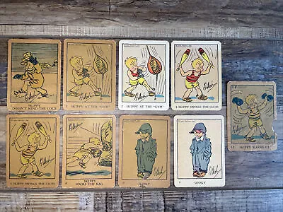 $39.99 • Buy 1933 Wheaties Skippy Trading Cards Lot Of 9 Vintage