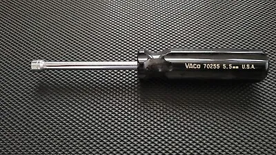 Klein VACO #70255 5.5mm Hex Nut Driver W/ 3  Hollow Shaft&Comfordome Handle New  • $10.99